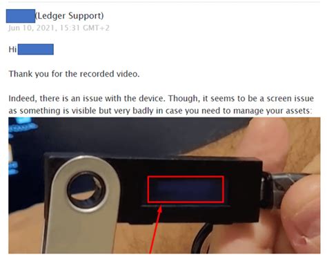 ledger nano s not working.